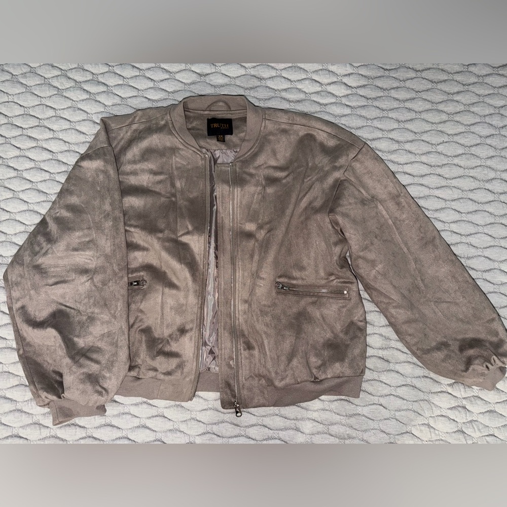 TRUTH BY REPUBLIC faux leather womans jacket